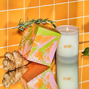 Lohn Scented Candle - ESEN, Basil & Mint, 7.5 Ounce/50 Hours