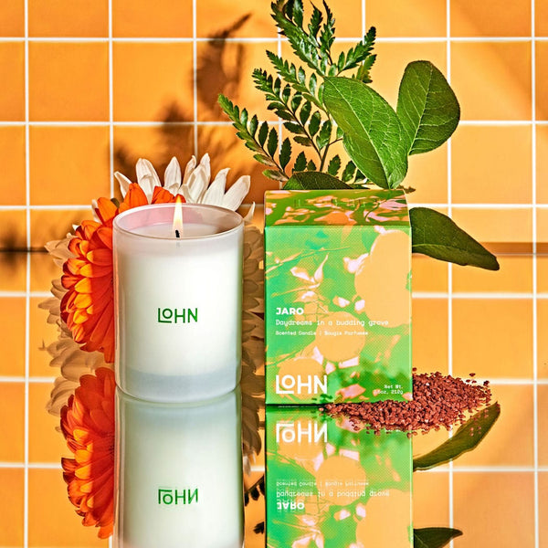 Lohn Scented Candle - JARO,Mandarin & Petitgrain, 7.5 Ounce/50 Hours