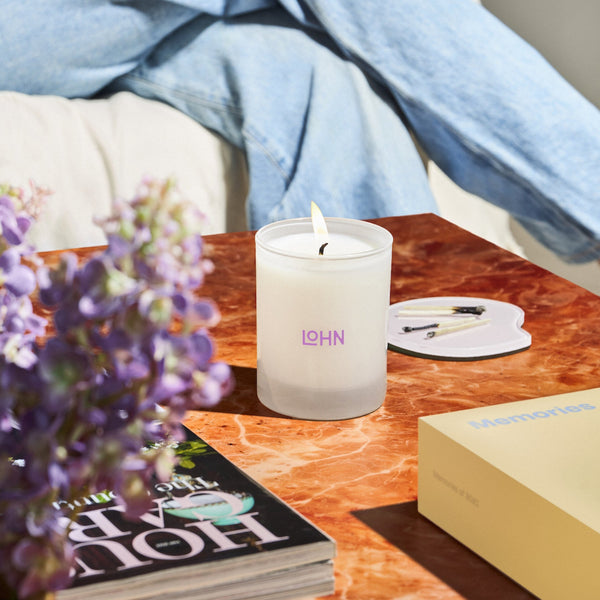 Lohn Scented Candle - BUD, Lilac & Pear, 7.5 Ounce/50 Hours