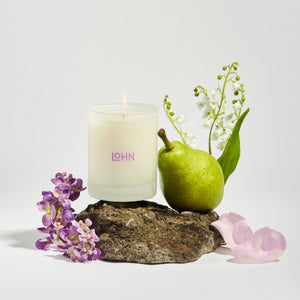 Lohn Scented Candle - BUD, Lilac & Pear, 7.5 Ounce/50 Hours