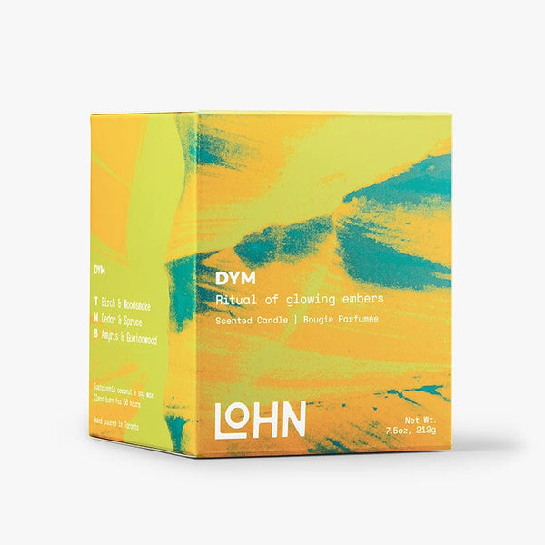 Lohn Scented Candle - DYM, Spruce & Woodsmoke, 7.5 Ounce/50 Hours