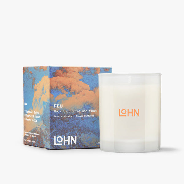 Lohn Scented Candle - FEU, Cardamom & Coconut, 7.5 Ounce/50 Hours