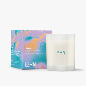 Lohn Scented Candle - VARA, Geranium & Tobacco, 7.5 Ounce/50 Hours