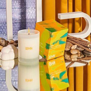 Lohn Scented Candle - DYM, Spruce & Woodsmoke, 7.5 Ounce/50 Hours
