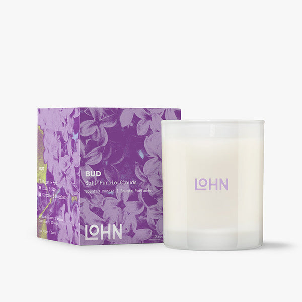Lohn Scented Candle - BUD, Lilac & Pear, 7.5 Ounce/50 Hours