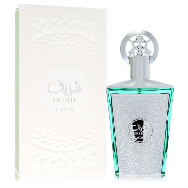 Lattafa Sherif by Lattafa Eau De Parfum Spray (Unisex) 3.4 oz for Men