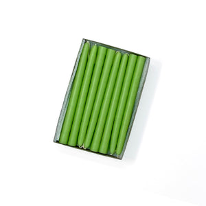 Mole Hollow Candles, 6" Tiny Unscented Taper Candle, Set of 24- Choose from 39 Colors!