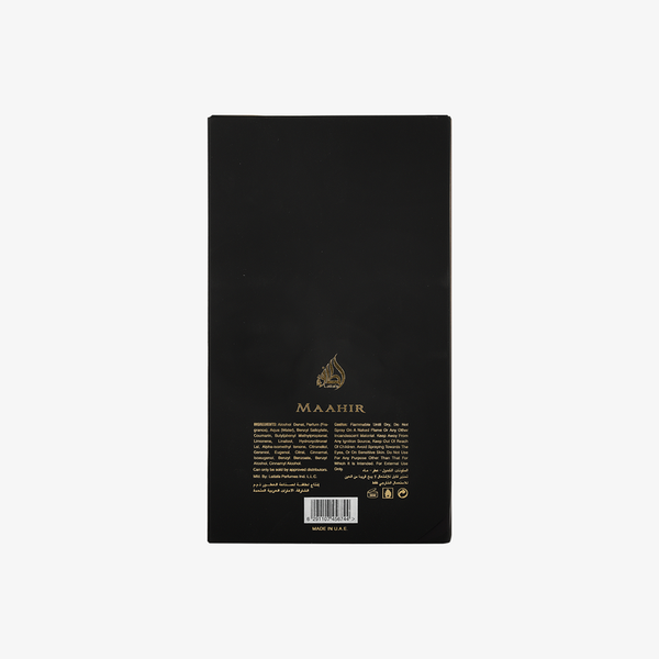 Lattafa Maahir Eau de Parfum Spray Unisex Perfume, 100 ml