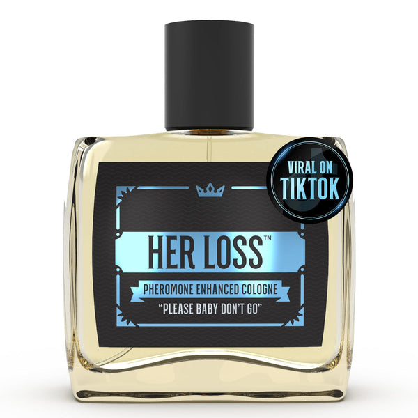 Her Loss Pheromone Cologne For Men - Bold, Long-Lasting Fragrance with Amber, Spice & Dark Woods – Premium Eau De Cologne Spray for Men
