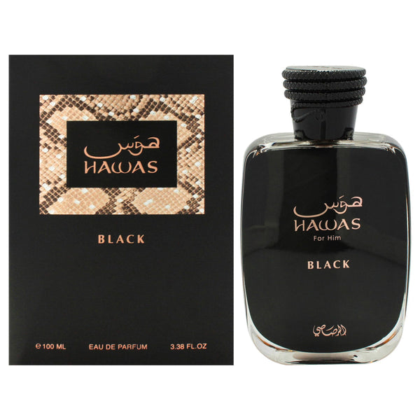RASASI Hawas Black EDP 100ml For Men | Long Lasting Woody Spicy Men's Fragrance