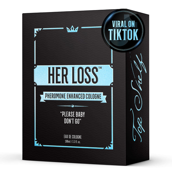 Her Loss Pheromone Cologne For Men - Bold, Long-Lasting Fragrance with Amber, Spice & Dark Woods – Premium Eau De Cologne Spray for Men