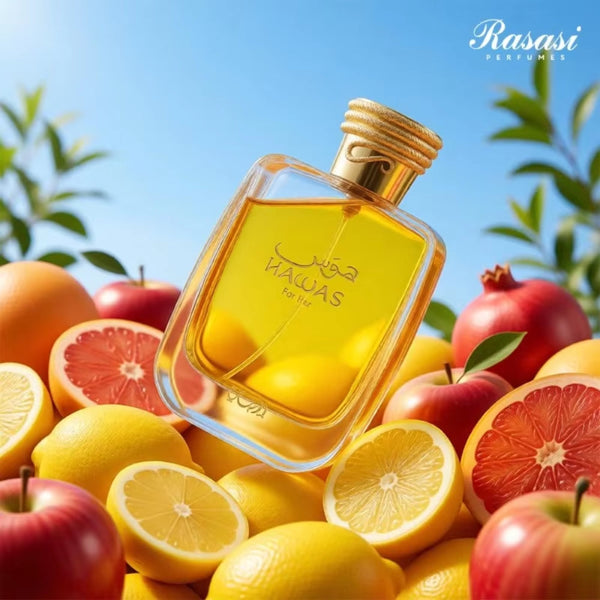RASASI Hawas Eau de Parfum 100ML Premium Arabian Perfume for Women 3.4 Ounce Lasting Floral Pheromones Perfumes Cologne
