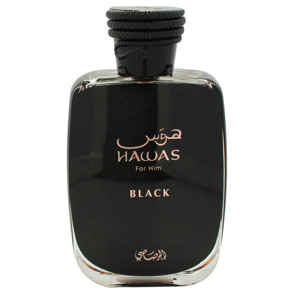 RASASI Hawas Black EDP 100ml For Men | Long Lasting Woody Spicy Men's Fragrance