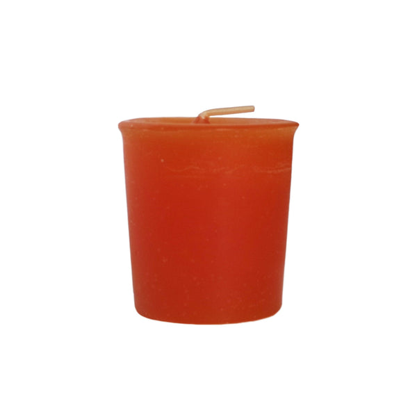 Mole Hollow Candles, Mandarin Spice Scented Votive Candles, 18 Votives Box