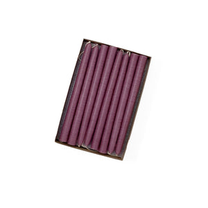 Mole Hollow Candles, 6" Tiny Unscented Taper Candle, Set of 24- Choose from 39 Colors!