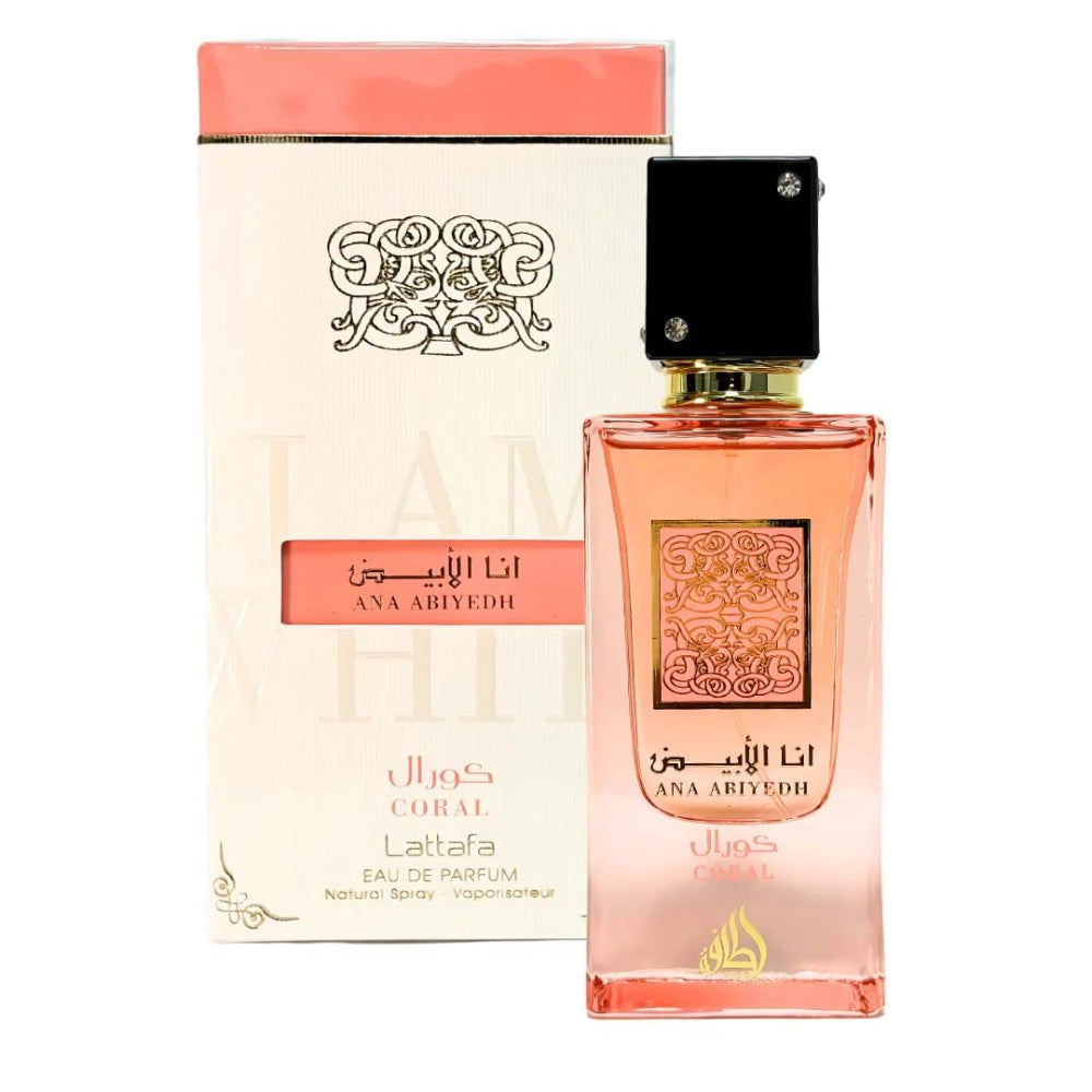 Lattafa Ana Abiyedh Coral for Unisex Eau de Parfum Spray 100ML