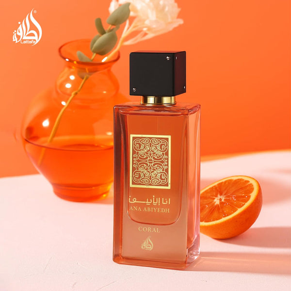 Lattafa Ana Abiyedh Coral for Unisex Eau de Parfum Spray 100ML