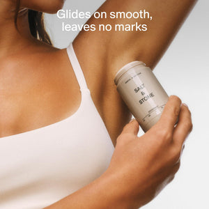 Salt & Stone Aluminum Free Deodorant | Extra Strength 48 Hour Protection for Women & Men | Made with Seaweed Extracts, Niacinamide & Prebiotics | Neroli & Basil