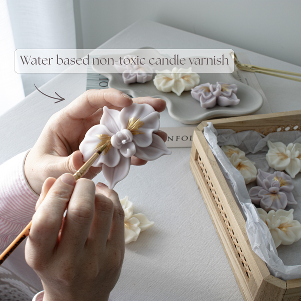 Orchid-Shaped Mini Candles | Floral Party Favor Candles