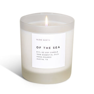 Of The Sea - Signature Soy Candle – Eucalyptus, Lavender & Peppermint