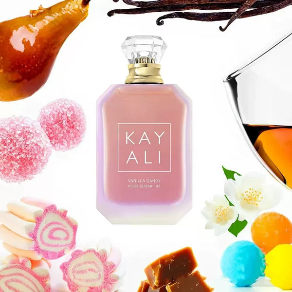 Kayali Vanilla Candy Rock Sugar No. 42: A warm and sweet fragrance.