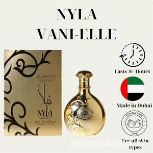 Arabiyat Prestige Nyla Premium Unisex Vanilla Jasmine Eau de Toilette for Men and Women