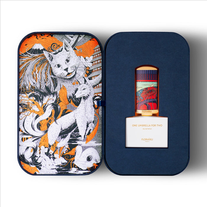 Floraiku Bento Box, ONE UMBRELLA FOR TWO Eau de Parfum 50ml + 10ml with Travel Case