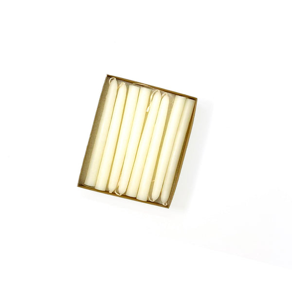 Mole Hollow Candles, 4.5" Tiny Unscented Taper Candle, Set of 24- Choose from 39 Colors!