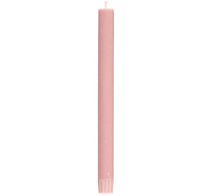 British Colour Standard 25cm / 10'' H Old Rose Eco Dinner Candles, Gift Box of 6