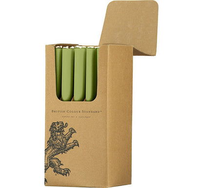 British Colour Standard Eco Dinner Candles, 25cm / 10'' H - 25 per pack
