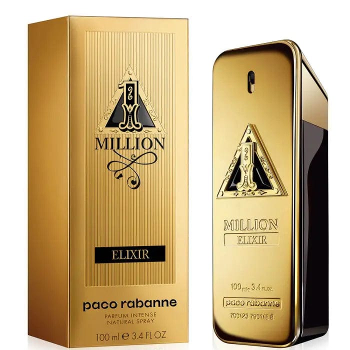 One Million Elixir By Paco Rabanne For Men 3.4oz Eau De Parfum Intense Spray