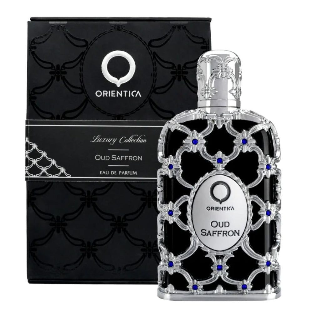 Orientica Luxury Collection Oud Saffron Eau De Parfum - Oriental, Vanilla, Saffron, Woody, Patchouli, Musk, Agar Wood - Arabic Perfume for Men & Women