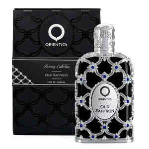 Orientica Luxury Collection Oud Saffron Eau De Parfum - Oriental, Vanilla, Saffron, Woody, Patchouli, Musk, Agar Wood - Arabic Perfume for Men & Women