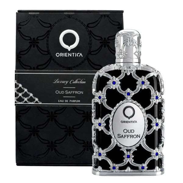 Orientica Luxury Collection Oud Saffron Eau De Parfum - Oriental, Vanilla, Saffron, Woody, Patchouli, Musk, Agar Wood - Arabic Perfume for Men & Women