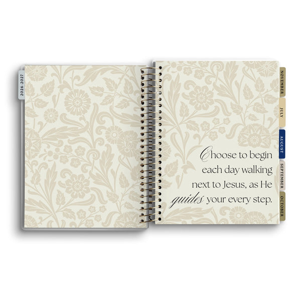 Walking with Jesus All Day, Every Day 2026-2027 18 Month Planner