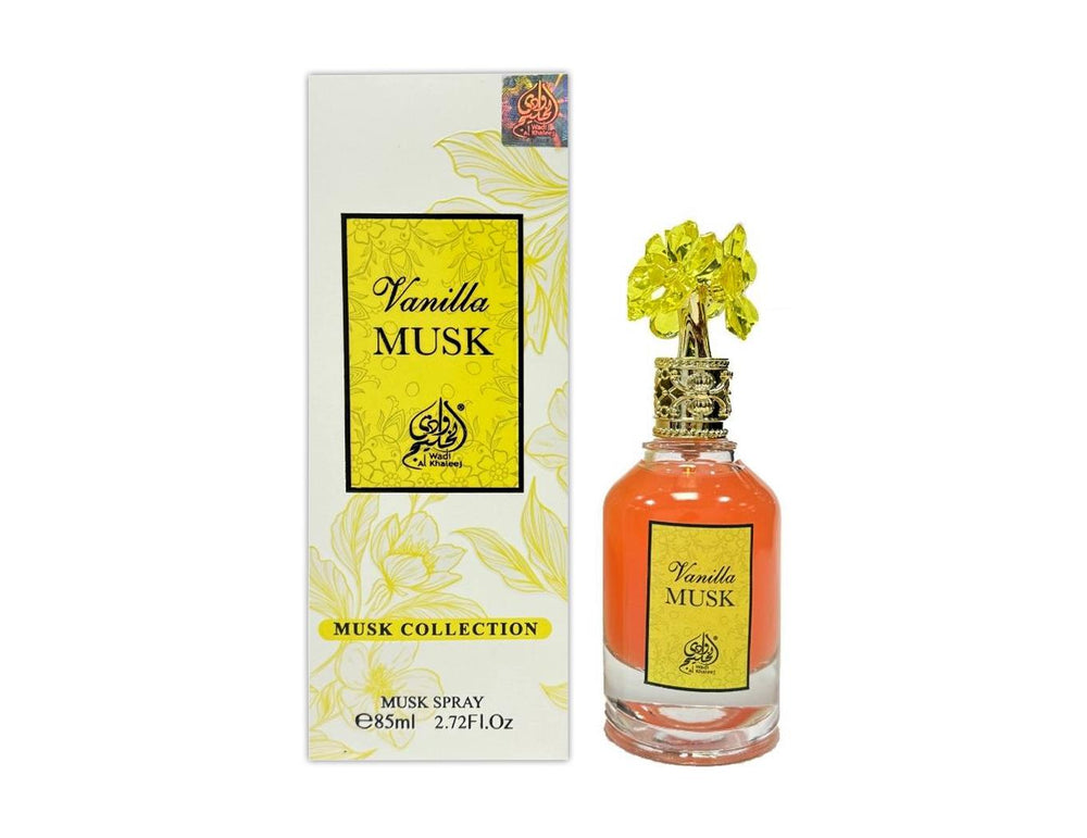 Wadi Al Khaleej Vanilla Musk Eau De Parfum for Women, 85 ml