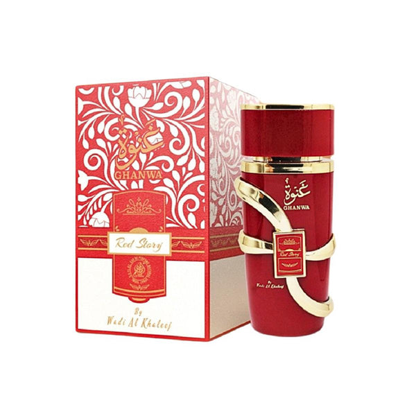 Wadi Al Khaleej Ghanwa Red Story Eau De Parfum for Women, 100 ml