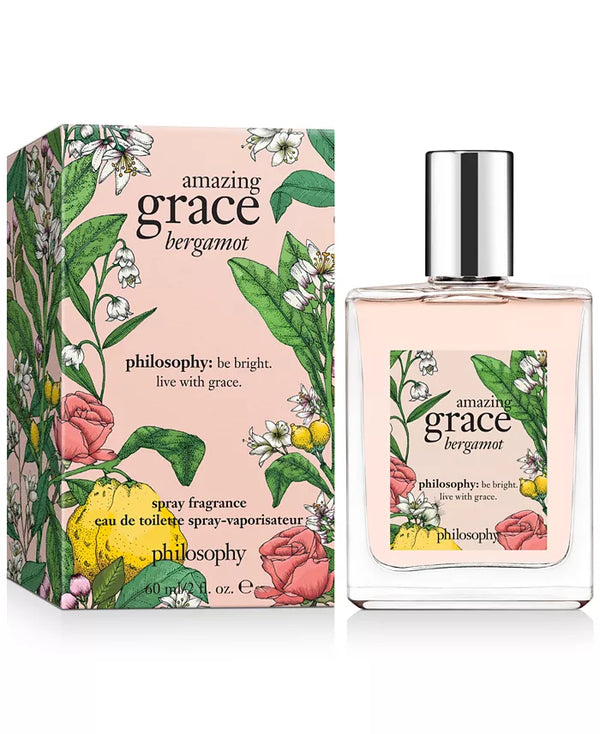 Philosophy Amazing Grace Bergamot Eau de Toilette Spray for Women - 2 oz / 60ml