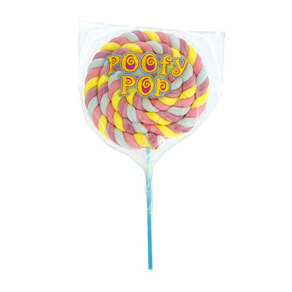 Poofy Pops Strawberry Marshmallow Lollipop Candy, 2.5 Ounce