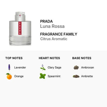 Prada Luna Rosa For Men 1.7oz Eau De Toilette Spray