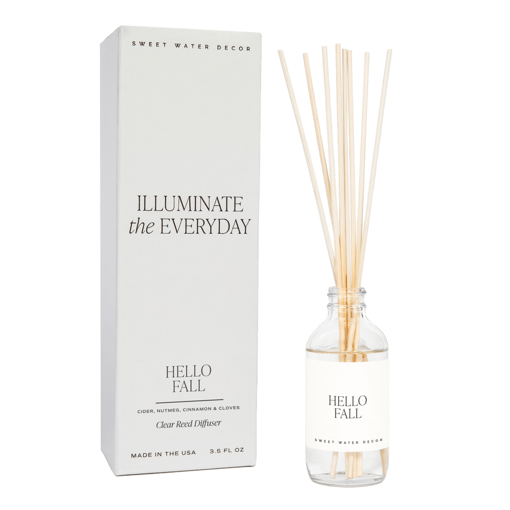 Hello Fall Clear Reed Diffuser