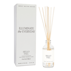 Hello Fall Clear Reed Diffuser