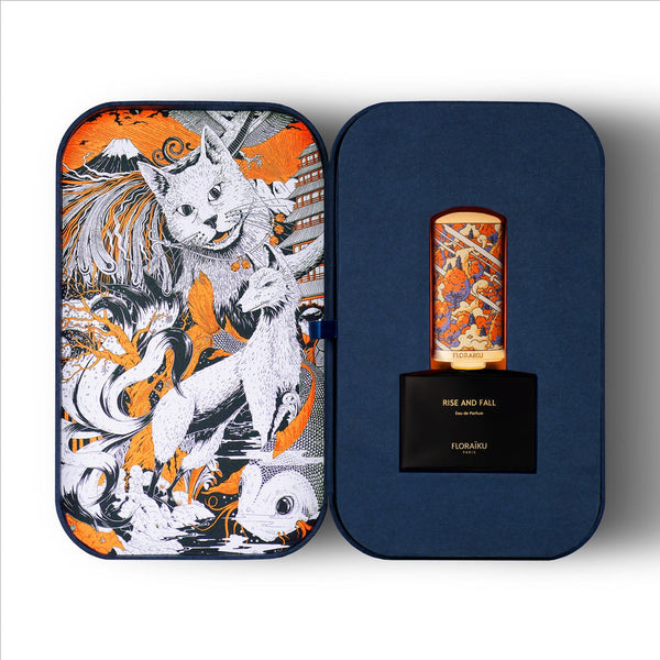 Floraiku Bento Box, RISE AND FALL Eau de Parfum 50ml + 10ml with Travel Case