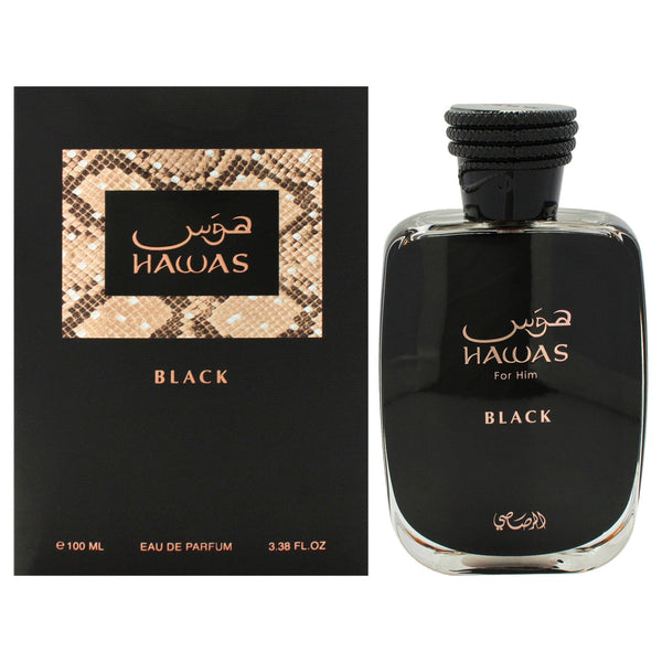 Rasasi Hawas Black Eau de Parfum For Men 3.38 oz