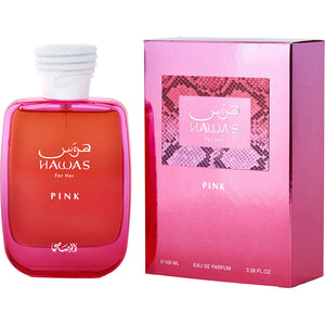 Rasasi Hawas Pink Eau de Parfum Spray for Women 3.4 oz