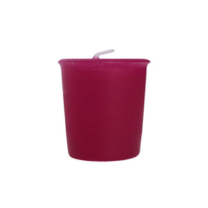 Mole Hollow Candles, Raspberry Scented Votive Candles, 18 Votives Box