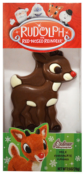 Palmer Milk Chocolate Flavored Rudolph and Pals Characters Stocking Stuffers 2.5 oz - 24 Count Case