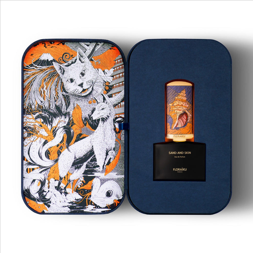 Floraiku Bento Box, SAND AND SKIN Eau de Parfum 50ml + 10ml with Travel Case