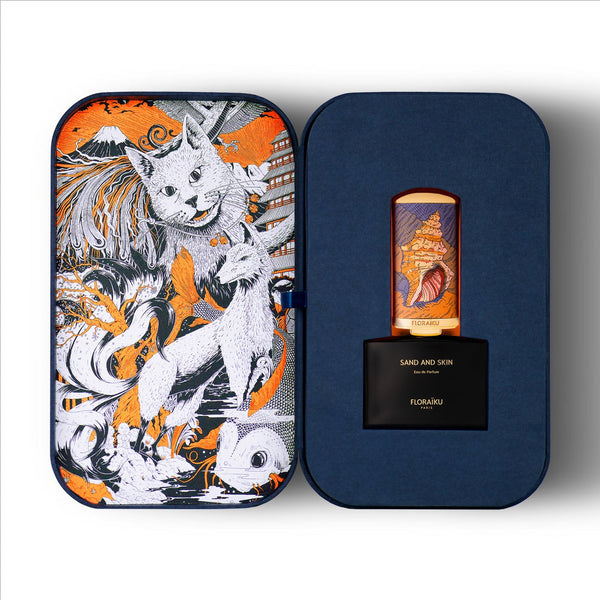 Floraiku Bento Box, SAND AND SKIN Eau de Parfum 50ml + 10ml with Travel Case