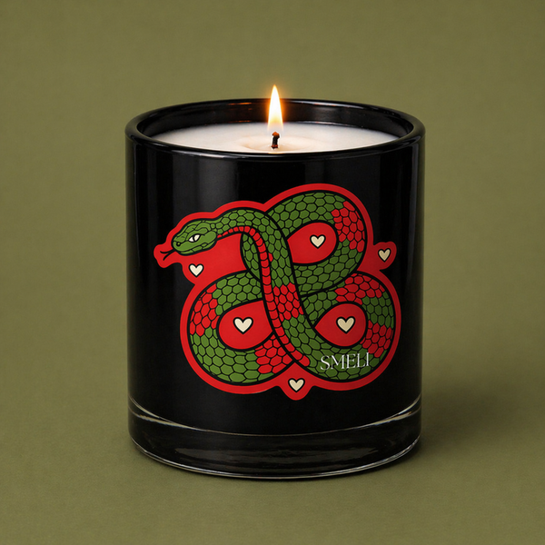 Smeli 9 Ounce Soy Wax Candle, Serpent Candle